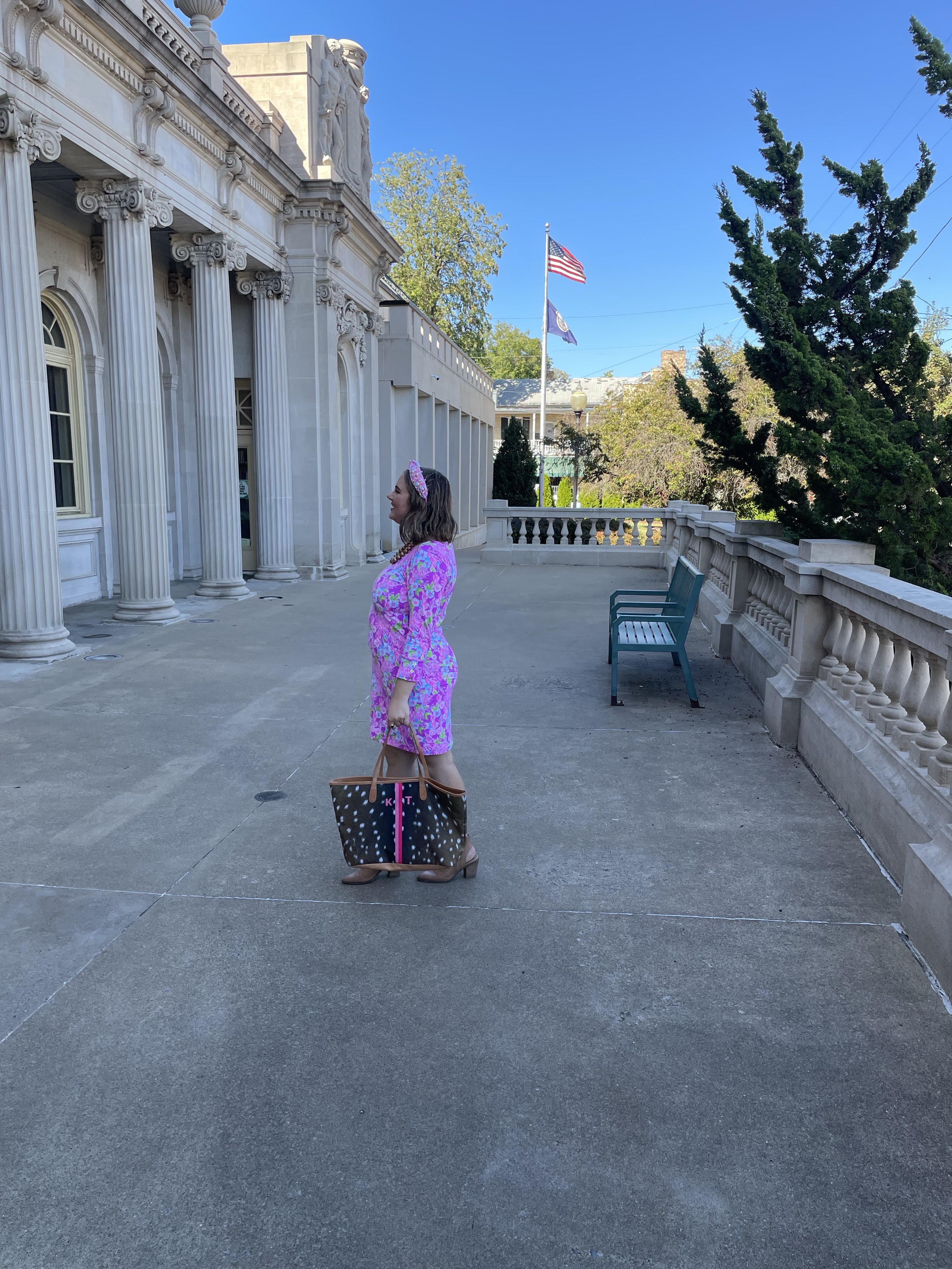 Fall Preppy Outfits Lilly Pulitzer Carmilla Dress