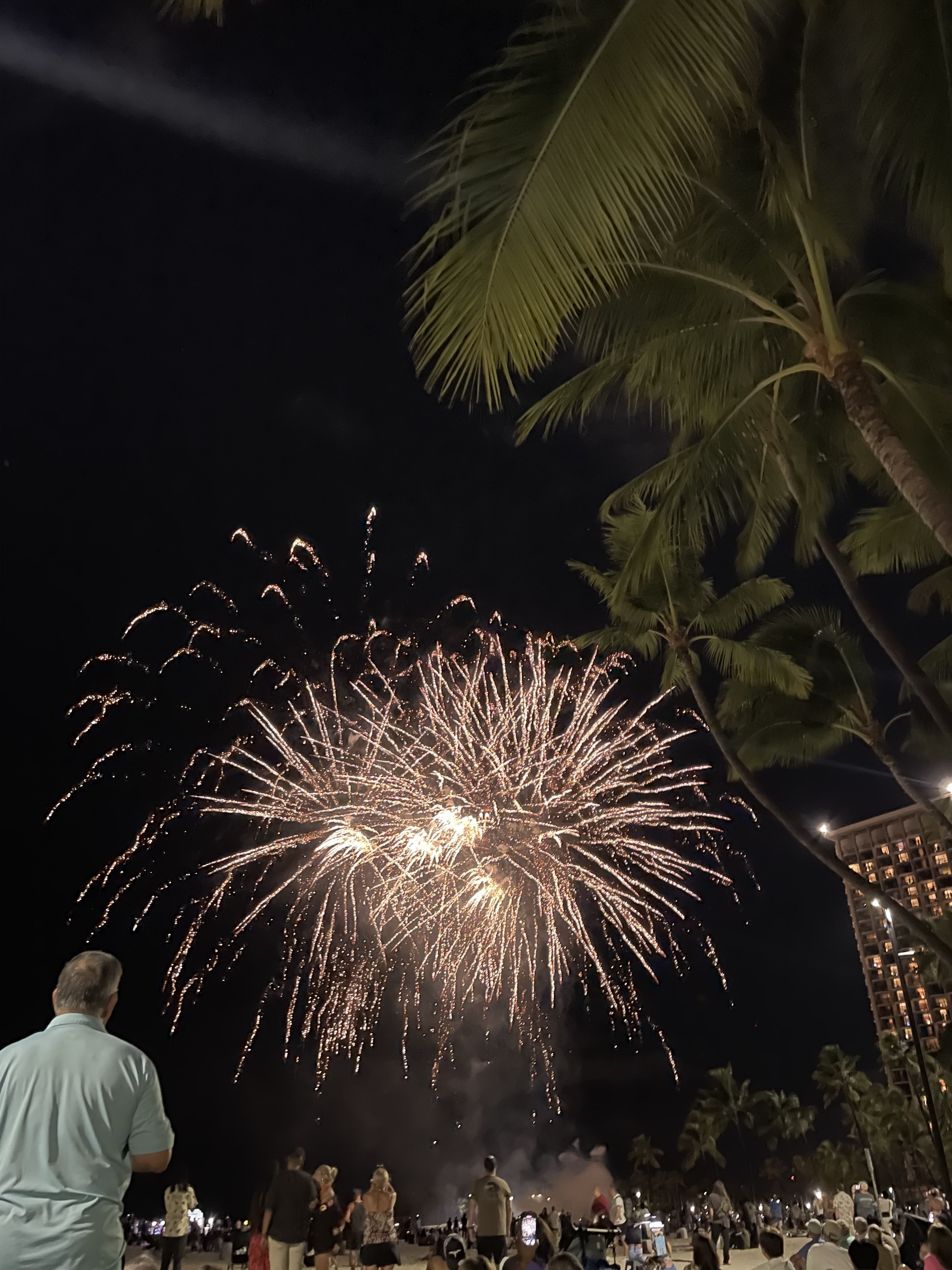 Fireworks at Waikiki