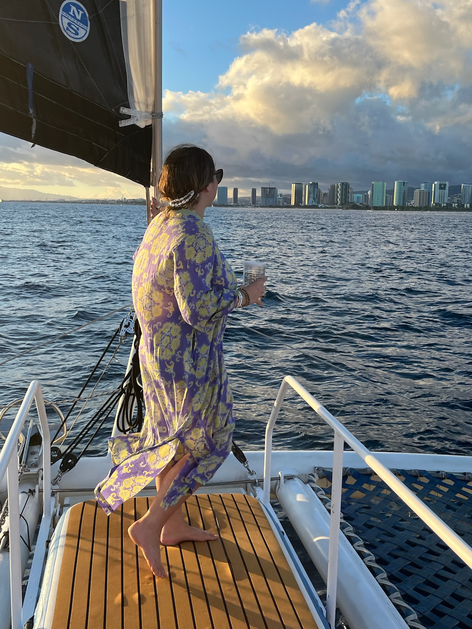 Looking over Honolulu