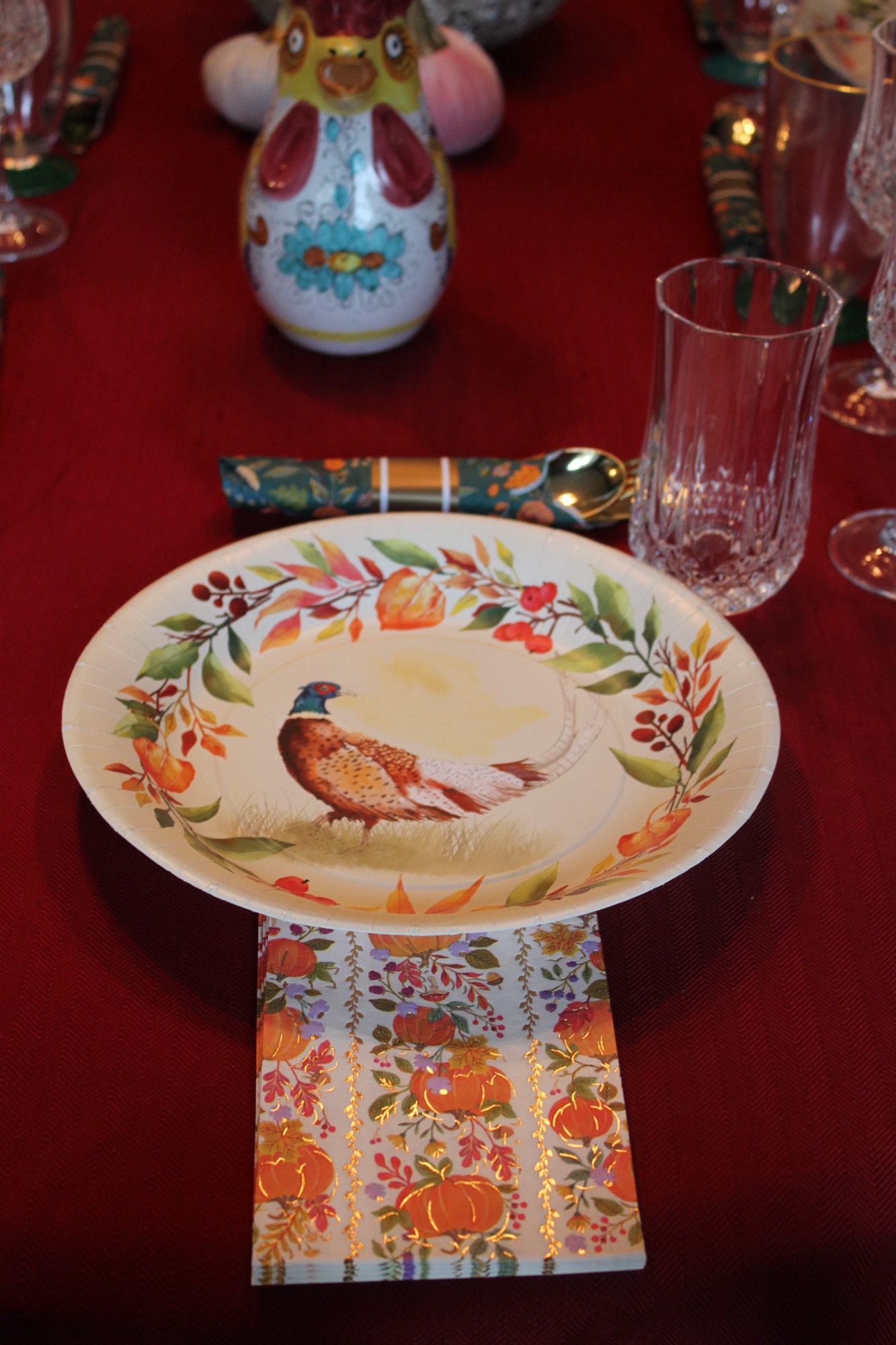 Fall Family Dinner Party 2025 Tablescape