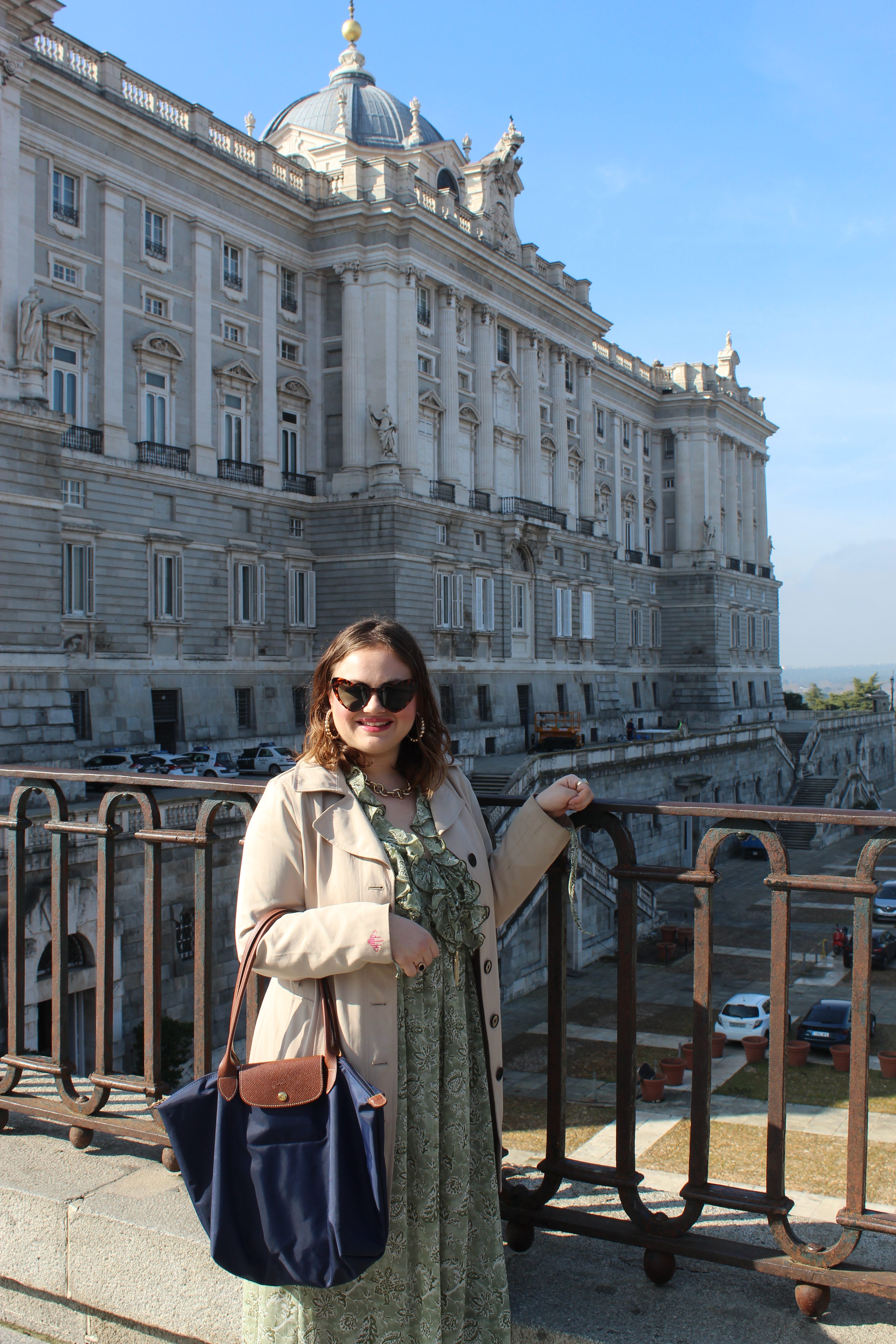 In front of Royal Palace of Madrid