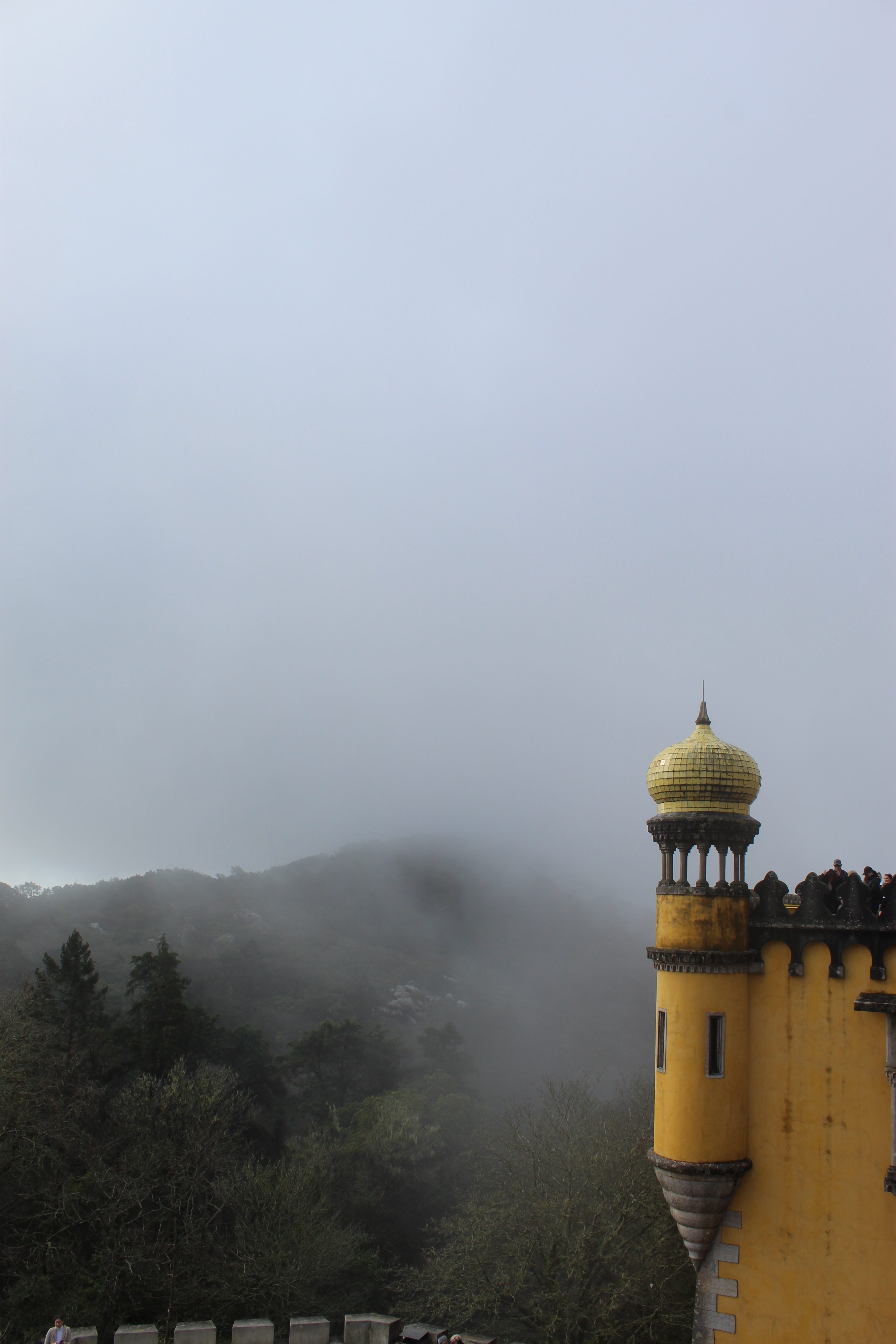 Pena palace in the clouds